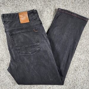 Tommy Bahama Jeans Mens 35x30 Sand Drifter Straight Faded Black Denim Excellent